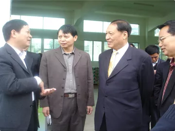 2006年3月21日全國人大副委員長成思危 同志蒞臨聰明人集團視察工作